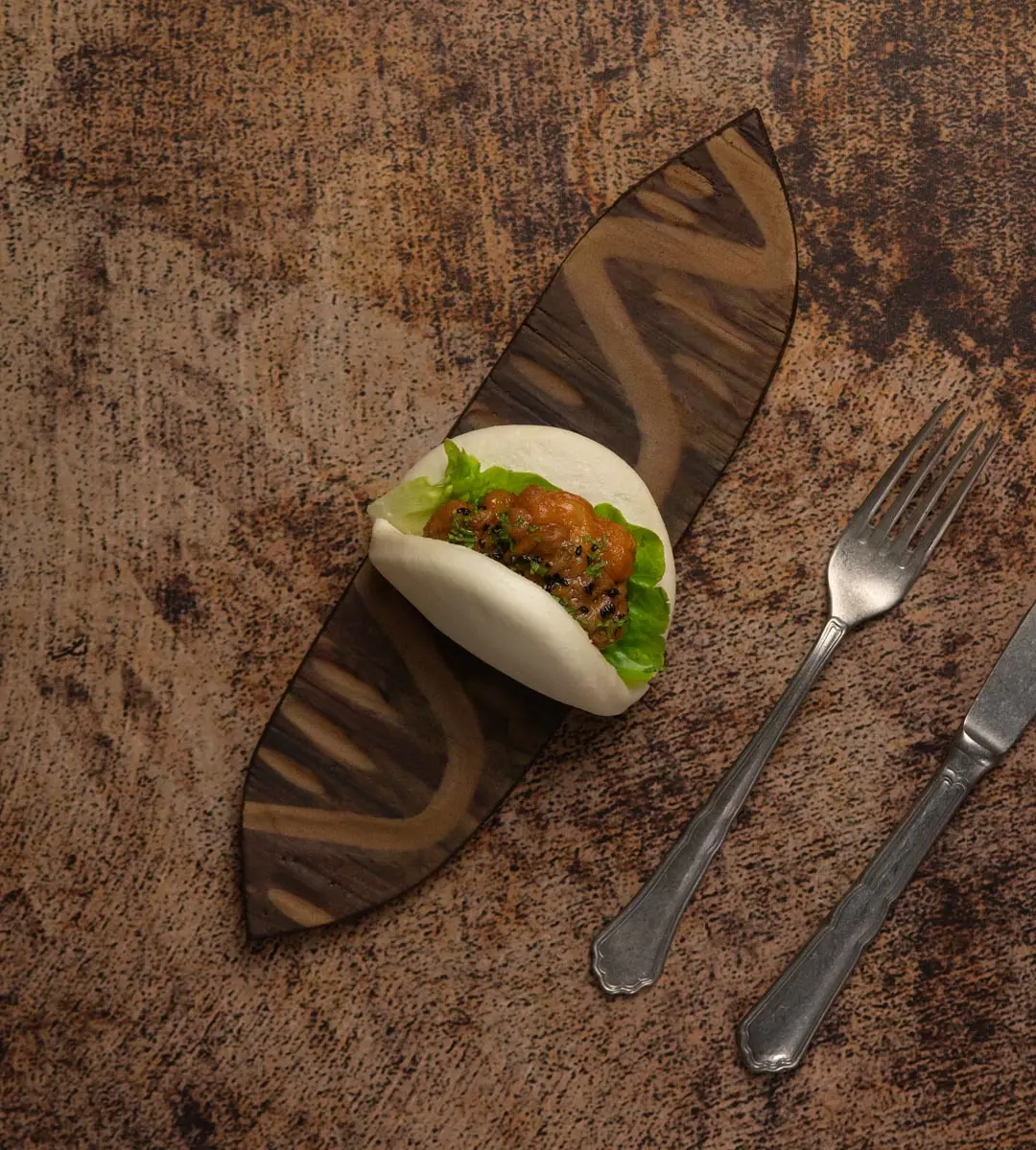 Japanese-Balinese Chicken Bao